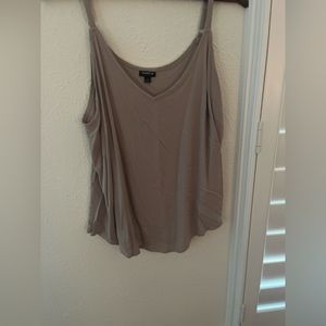 Torrid Gray Linen Like Tank- New Without Tags- 1X